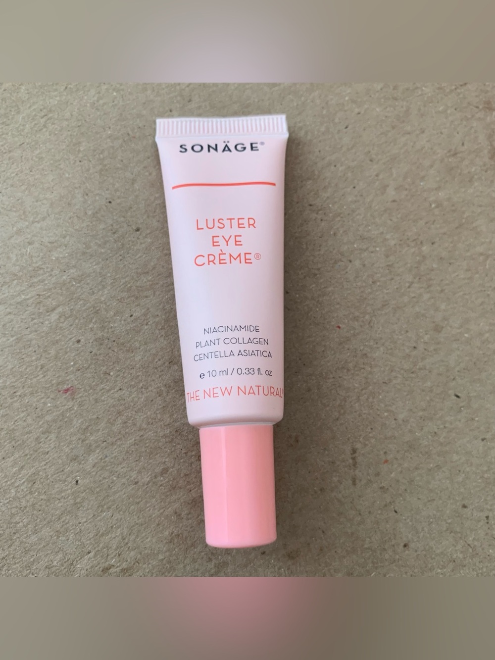 SONAGE SKINCARE Luster Eye Creme Travel Size 10 ml 0.33 fl oz